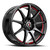 Spec-1 SP-67 5x110/5x114.3 17x7 +42 Gloss Black & Red Line