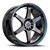 Spec-1 SPT-33 5x112/5x114.3 17x8 +38 Gloss Black & Blue Line