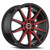 Spec-1 SP-51 5x114.3/5x120 18x8 +38 Gloss Black & Red Machined