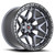 Vortek VRT-603 8x170 18x9 -12 Matte Titanium With Black Bead Ring
