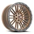 Vortek VRT-604 8x170/8x180 17x9 +0 Matte Bronze With Black Bead Ring