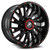 XF Off-Road XF-221 5x139.7/5x150 20x10 -12 Gloss Black & Red Milled
