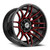 XF Off-Road XF-232 6x135/6x139.7 26x14 -76 Gloss Black & Red Milled