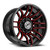 XF Off-Road XF-232 8x165.1/8x180 20x10 -12 Gloss Black & Red Milled