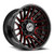 XF Off-Road XF-234 8x165.1/8x170 20x10 -12 Gloss Black & Red Machined