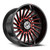 XF Off-Road XF-239 8x165.1/8x170 20x10 -24 Gloss Black & Red Machined