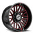 XF Off-Road XF-240 8x165.1/8x180 20x9 +12 Gloss Black & Red Milled