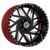 XFX Flow XFX-306 5x127/5x139.7 26x12 -44 Gloss Black & Milled With Red Inner