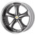 WORK VS-KF Brilliant Silver Black Wheel — Front View
