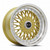 Vors VR3 4x100/4x114.3 17x8 +33 Gold Machine Lip Chrome Rivet