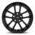 Vors AR5 5x108 17x9 +30 All Black Gold Rivet