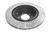 DBA 08-15 Mitsubishi Evolution X Rear Slotted 4000 Series Rotor - DBA42225S Photo - Close Up