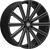 VELOCITY 12 6X135 22x9 +30 BLACK AND MILLED