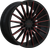 RAVETTI M18 5X100/5X114.3 17x7.5 +38 BLACK AND RED MILLED