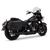 Vance & Hines 2025+ HD Softail Twin Slash 4in Round Black Slip-On Exhaust - 46750 Photo - Primary