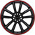 Ns Wheels NS9012 5x100/5x114.3 18x7.5 +40 Matte Black with Red Stripe