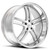 XIX Wheels XIX 15 5x114.3 20x10 +25 Silver Machined with Stainless Steel Lip