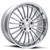 XIX Wheels XIX 59 5x112 22x10.5 +38 SILVER BRUSHED WITH STAINLESS STEEL LIP
