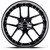 XIX Wheels XIX 61 5x120 20x8.5 +20 Gloss Black with Stainless Steel Lip