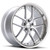 XIX Wheels XIX 61 5x120 20x8.5 +20 Silver Machined with Stainless Steel Lip