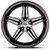 XIX Wheels XIX 63 5x114.3 20x9 +32 Gloss Black Machined with Stainless Steel Lip