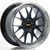BBS LM-R 5x120 20x11 +40 Black w/ Blue Metallic Flake / Diamond Cut Lip