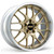 BBS RS-GT 5x130 18x8 +50 Gold w/ Machined Lip