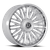 DOLCE LUXURY LUSSO Blank 22x9.5 +18 Glossy Sliver Brush Face Stainless Lip