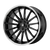 Asanti Black 024 5x130 20x10.5 +25 GLOSS BLACK W/ CHROME LIP