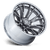 Fuel 1PC 402 8x165.1 20x10 -18 PLATINUM W/ CHROME LIP