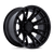 Fuel 1PC 402 8x165.1 20x9 +1 MATTE BLACK W/ GLOSS BLACK LIP