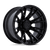 Fuel 1PC 402 8x170 20x9 +1 MATTE BLACK W/ GLOSS BLACK LIP