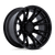 Fuel 1PC 402 8x165.1 24x12 -44 MATTE BLACK W/ GLOSS BLACK LIP