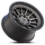 LOCK OFFROAD BAJA 5x114.3 17x8 +40 Matte Grey W Matte Black Ring