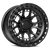 LOCK OFFROAD COMMANDO 6x139.7 17x9 0 Matte Black W Gloss Black Ring