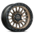 LOCK OFFROAD GRIT 5x127 17x9 +12 Matte Bronze W Matte Black Ring