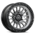 LOCK OFFROAD GRIT 5x127 17x8.5 +25 Matte Grey W Matte Black Ring