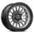 LOCK OFFROAD GRIT 6x135 17x9 +12 Matte Grey W Matte Black Ring