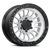 LOCK OFFROAD GRIT 6x139.7 17x8.5 +25 Matte Silver W Matte Black Ring