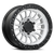 LOCK OFFROAD GRIT 6x139.7 17x8.5 +25 Matte Silver W Matte Black Ring