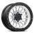 LOCK OFFROAD GRIT 6x135 17x9 +1 Matte Silver W Matte Black Ring