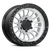 LOCK OFFROAD GRIT 6x139.7 17x9 +12 Matte Silver W Matte Black Ring