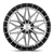 KATANA RACING KR12 5x108 18x8 +40 Glossy Black Machine Face