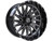 TIS 547BM 8x165.1 20x12 -44 Gloss Black w/Milled Accents