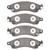DFC 85-04 Chevrolet Corvette Front Active Performance Pads - Low Metallic - 1115-0412-00
