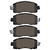 DFC 17-25 Subaru Forester Front 5000 Advanced Ceramic Brake Pads - 1551-2045-00