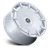 DUB 1PC CHEEF BLANK 24x10 +18 Silver Machined