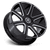 DUB 1PC PULL BLANK 24x10 +15 Gloss Black Milled