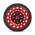 Fuel 1PC ZEPHYR 5x120.65 17x8.5 +34 Candy Red Black Bead Ring