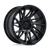 Fuel 1PC DYNAMO 6x135 24x10 +0 Matte Black W/ Gloss Black Lip